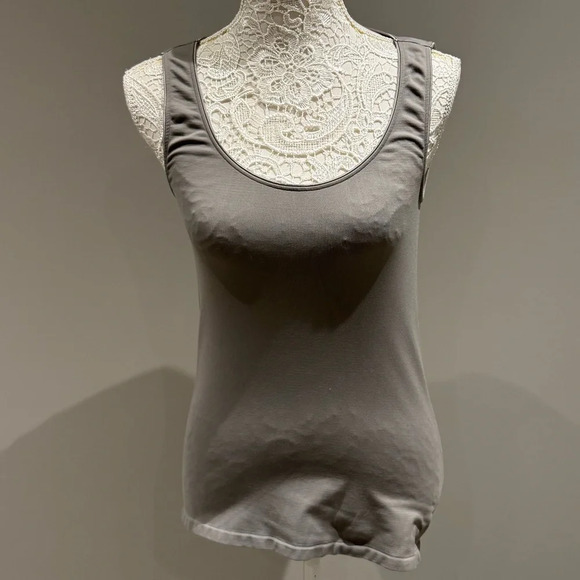 Ann Taylor Grey Tank Top Sz M - Picture 1 of 4